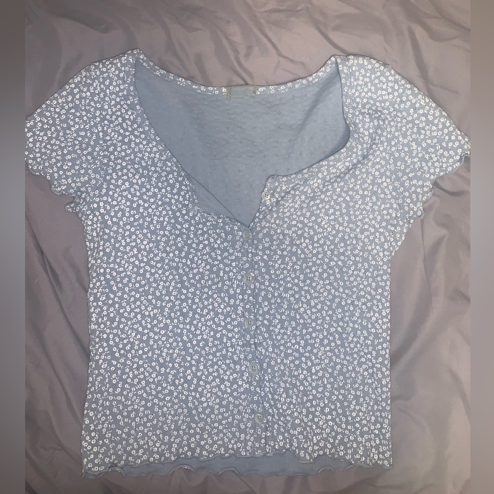 Brandy button down top